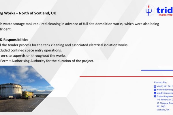 Project Spotlight - Tank Cleaning Works